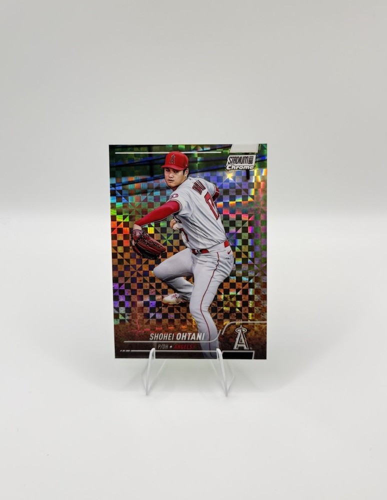 Topps 2022 Stadium Club Chrome X-Fractor #1 Shohei Ohtani Angels Baseball