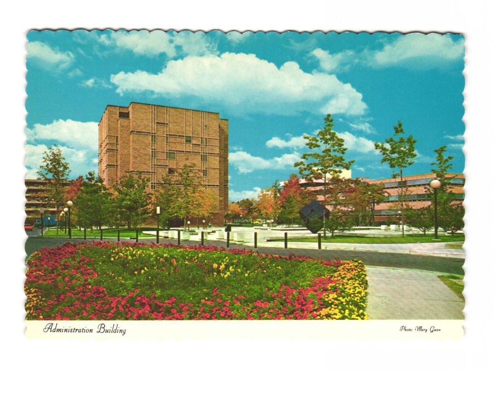Administration building University of Michigan at Ann Arbor VTG postcard UNP