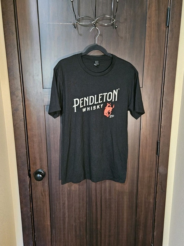 EUC Unisex Pendleton Whisky Black Short Sleeve T-shirt Tee Size Medium