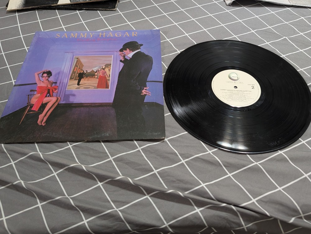SAMMY HAGAR STANDING HAMPTON 1981 GEFFEN RECORDS  Vinyl Record LP