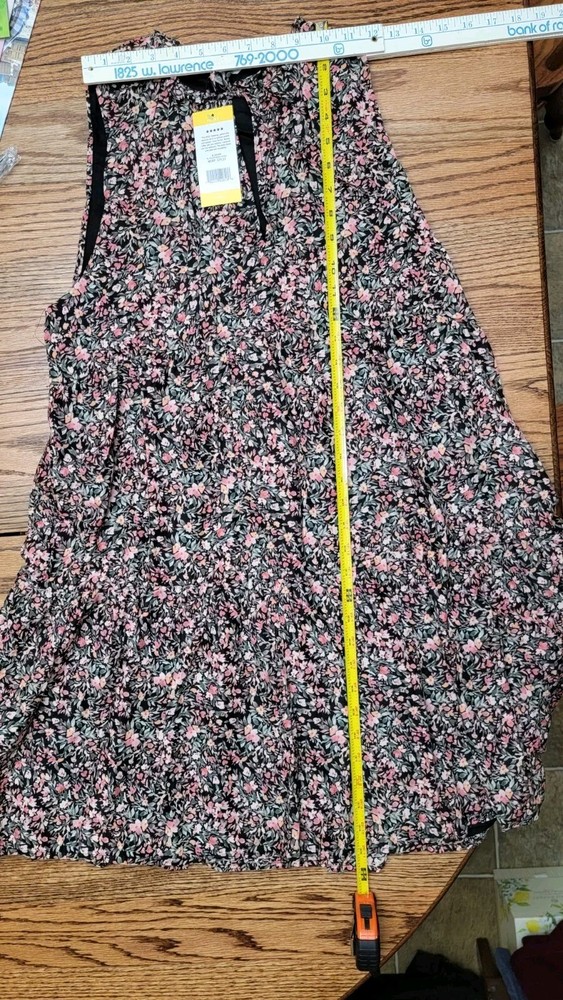 BB Dakota by Steve Madden Ladies Sleeveless Tiered Floral Dress Size Medium