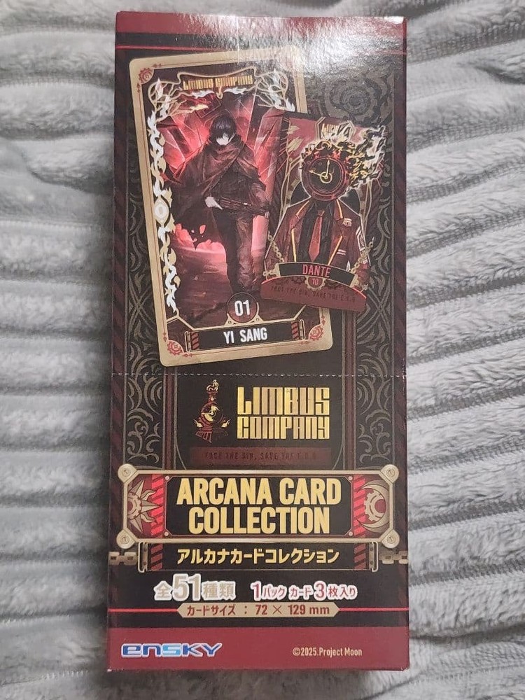 LIMBUS COMPANY Arcana Card Collection BOX All types Sold out