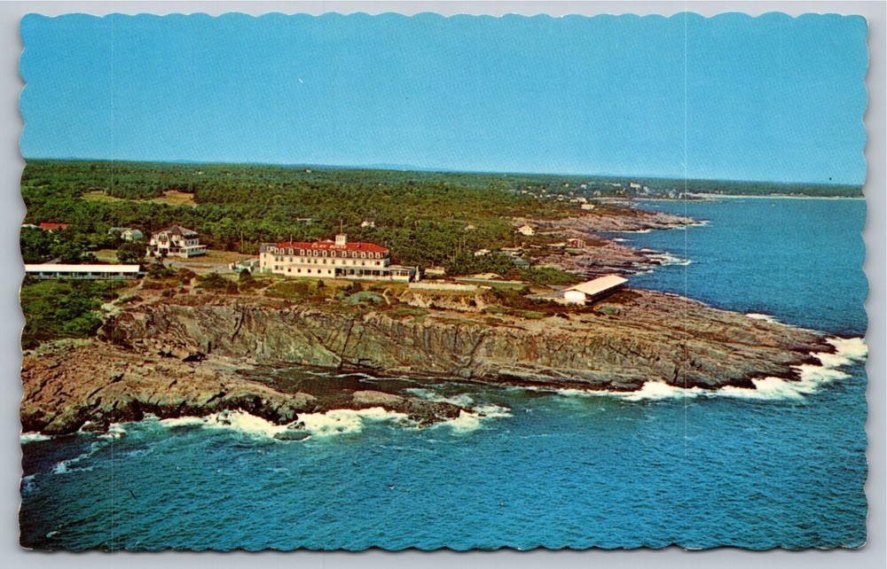 Vintage Bald Head Cliffs Ogunquit Maine Cliff House Postcard