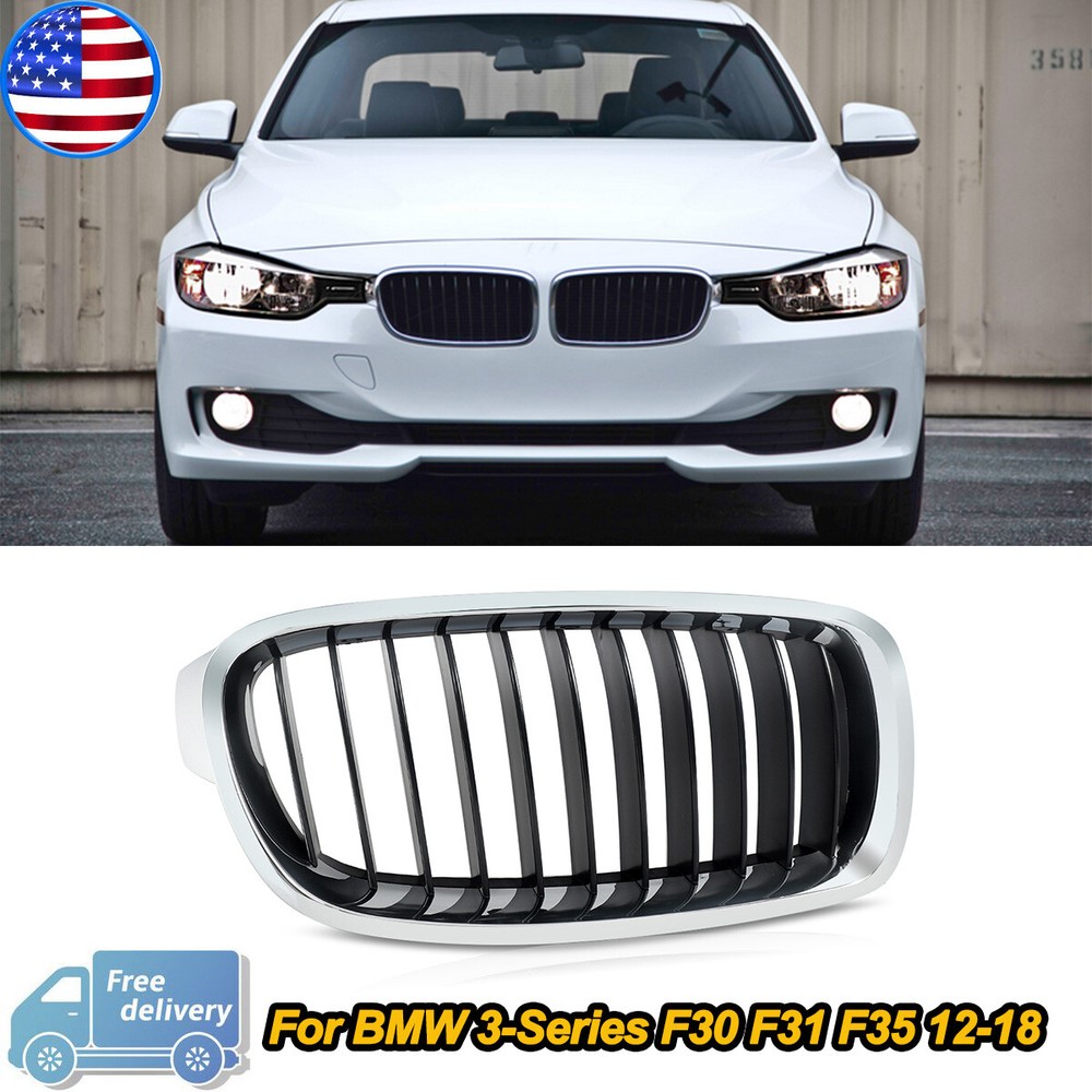 Right Front Bumper Kidney Grille Grill For 2012-2018 BMW F30 F31 F35 320i 328i