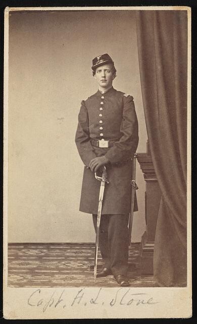 Captain Harry L. Stone of Co. A, 50th Ohio Infantry regiment, Co. B, 22nd U.S.