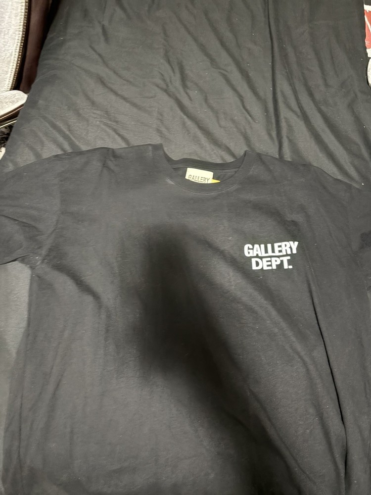 Gallery Dept. Men's Black Logo Crew Neck Short Sleeve T-Shirt Size xl