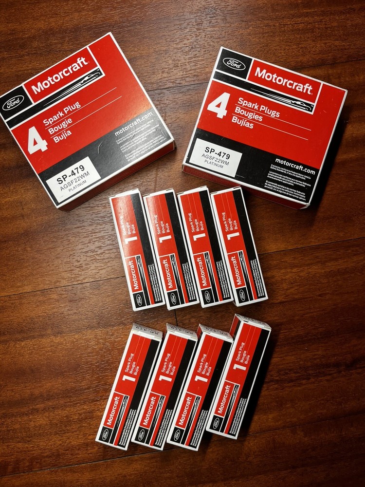 8X Spark Plug Motorcraft SP479 Fits For Ford F150 4.6L 5.4L