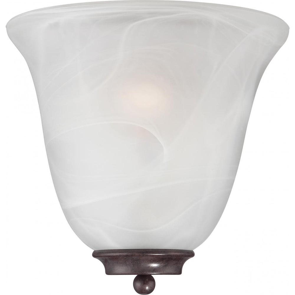 Nuvo Lighting Empire 1-Light Bronze Wall Sconce 9-5/8 Inch Tall
