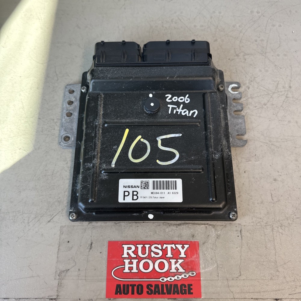 2006 Nissan Titan Ecm Ecu Engine Computer # MEC84-011 A1