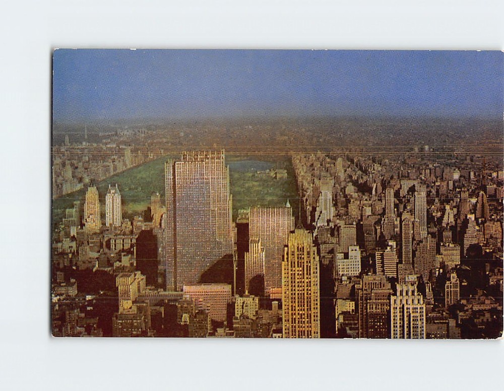 Postcard North View from the Empire State Building New York City New York USA