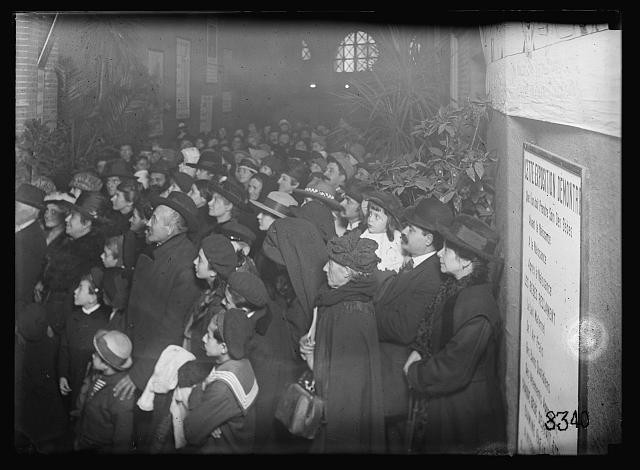 Toulouse France 1918 Child Welfare Exhibition American Red Cross Crowd