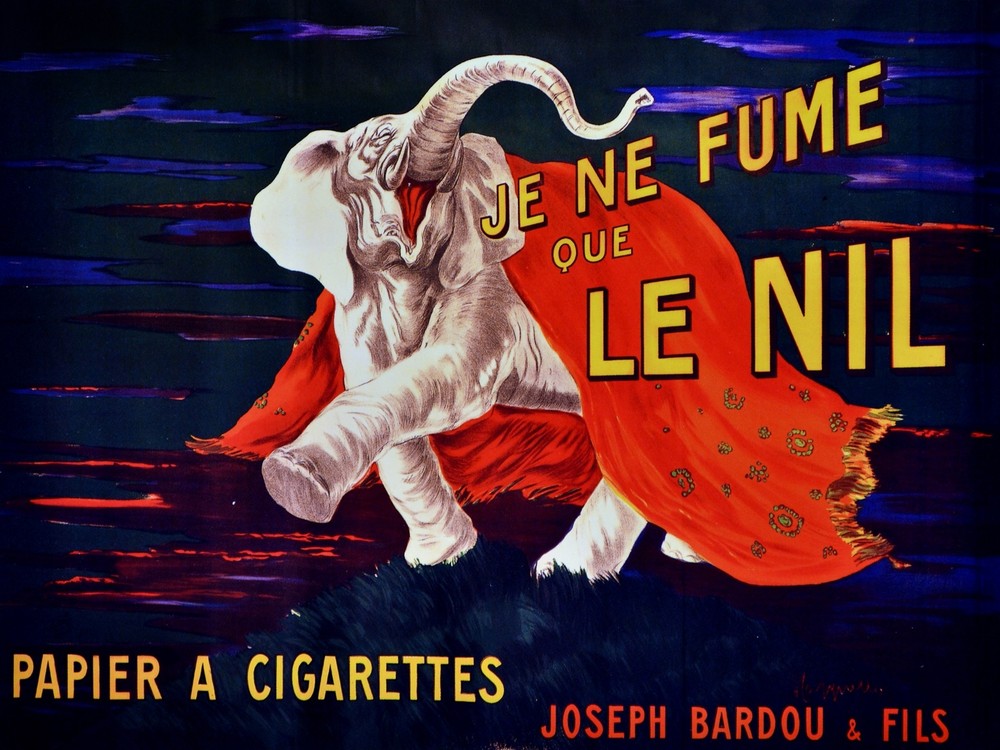 8035.Decoration Poster.Room wall interior design.White Elephant.Smoking ad.Decor