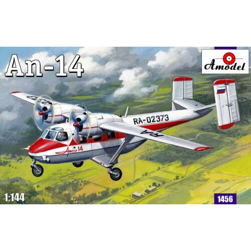 AMODEL 1456 Antonov An-14 Scale Aircraft 1/144 - Plastic model kit