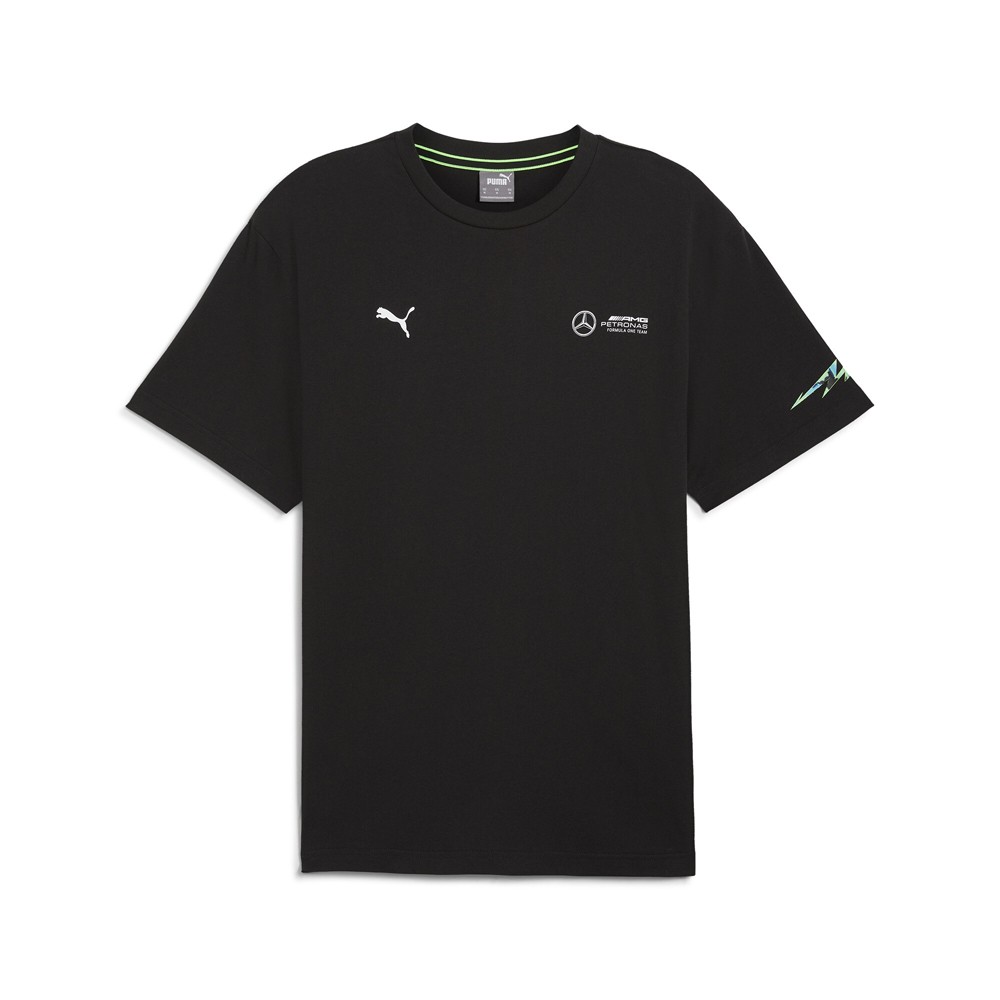 PUMA Mapf1 Neon Energy Graphic Crew Neck Short Sleeve T-Shirt Mens Size S  Casua
