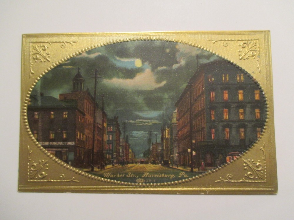 Harrisburg Pennsylvania Postcard Market Street PA