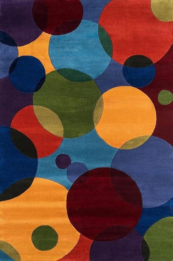 Modern Rugs New Wave Collection, 100% Wool Hand Tufted Contemporary Carpets