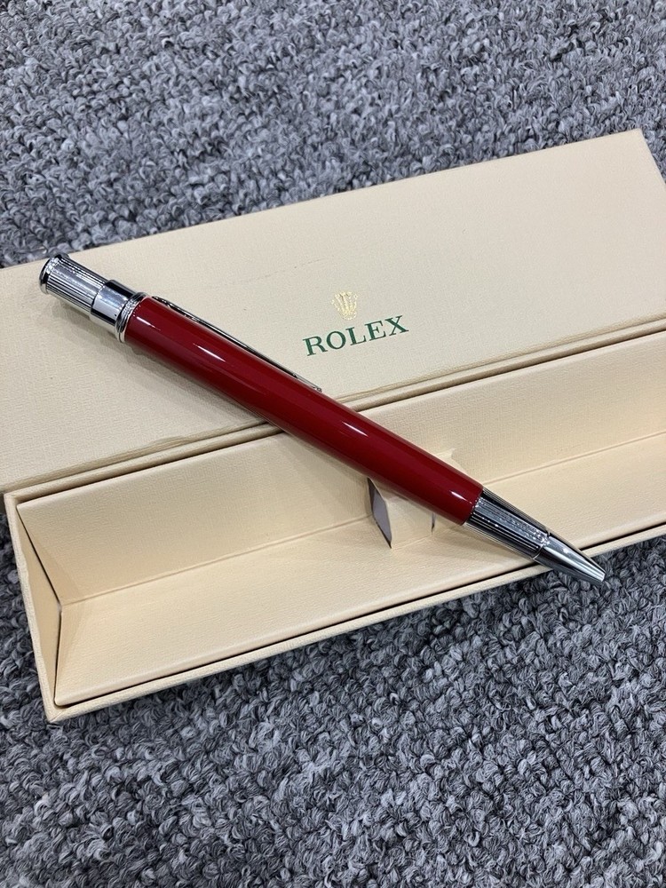 New 2026 Rolex Red Ruby Oyster - Ballpoint Pen - Full Box VIP Gift