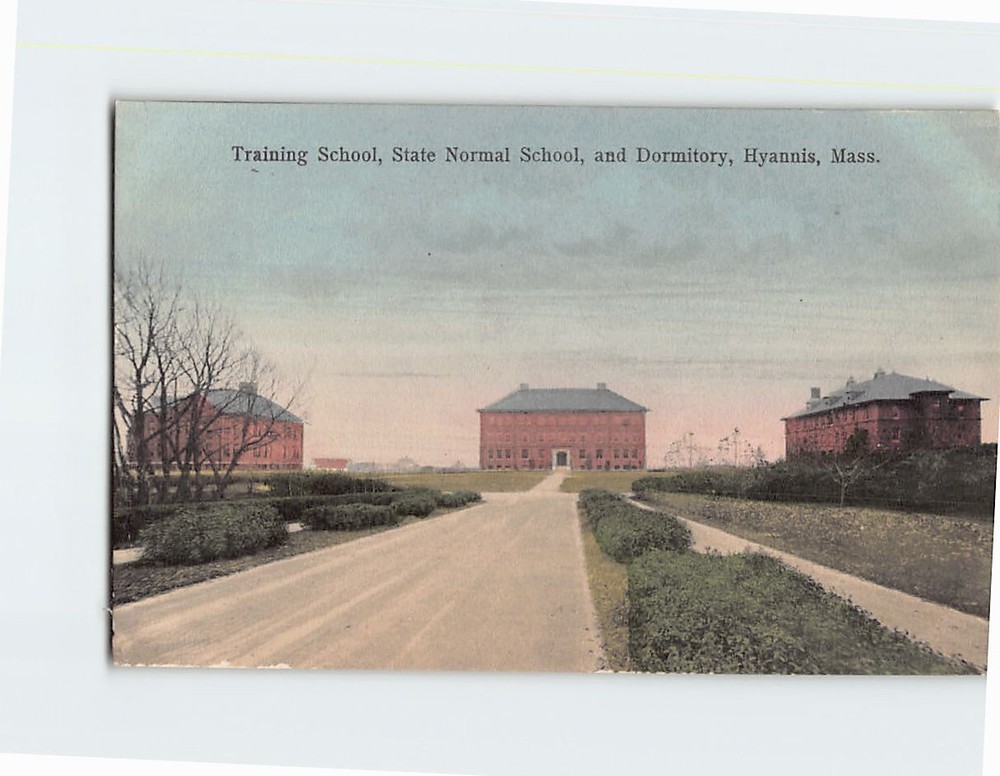 Postcard Training School State Normal School & Dormitory Hyannis Massachusetts