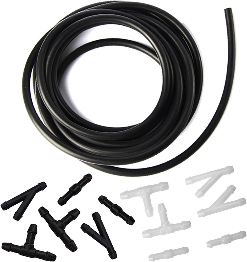 4M Universal Windshield Washer Hose Kit in White or Black