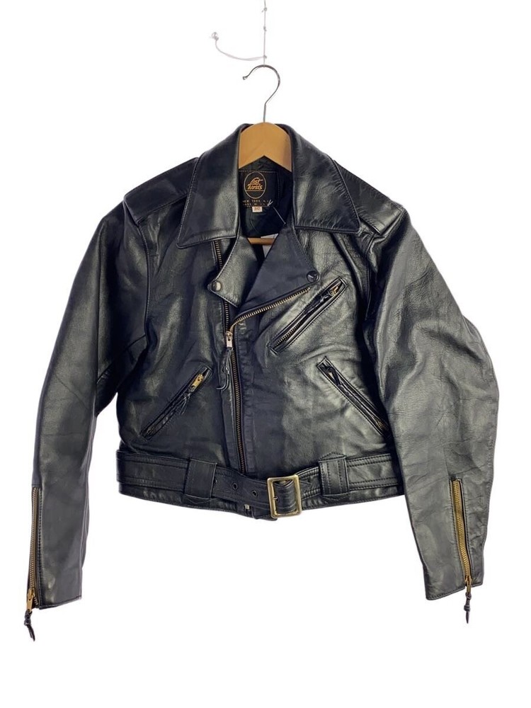 Lost Worlds Double Riders Jacket/-/Leather/Blk/Plain 20901