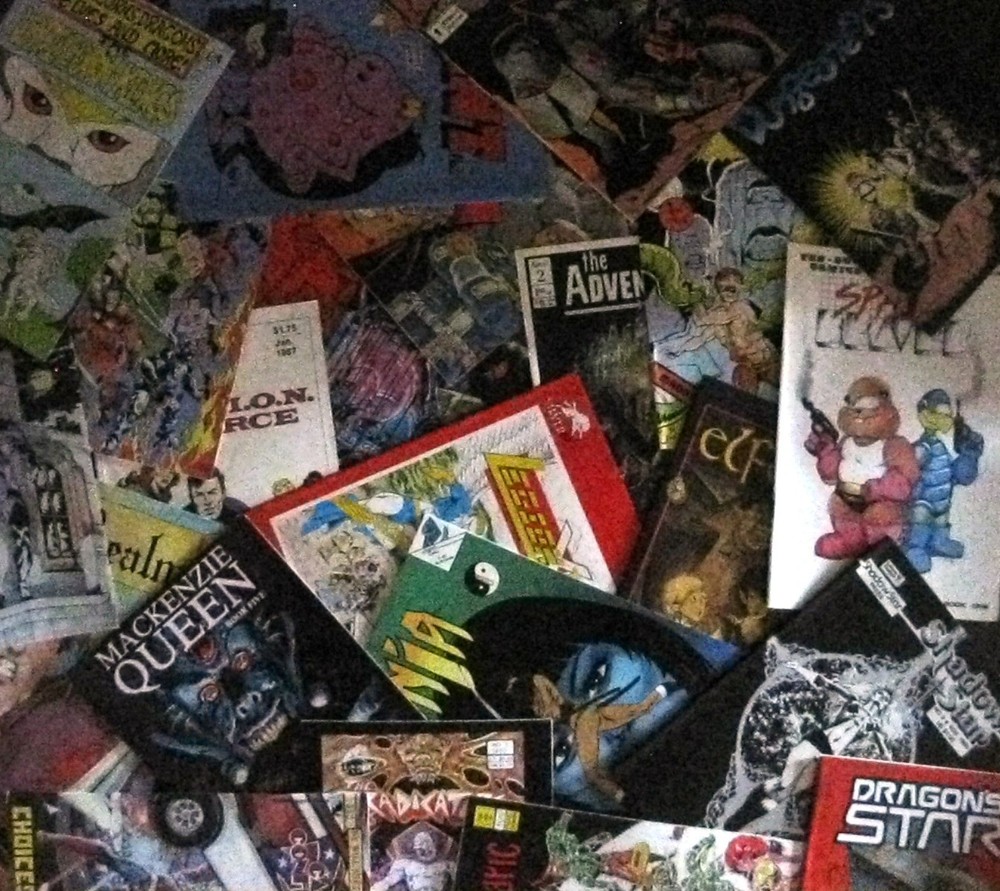LOT OF 50 1980'S BLACK & WHITE INDEPENDENT COMICS FREE SHIPPING - A GREAT DEAL!!