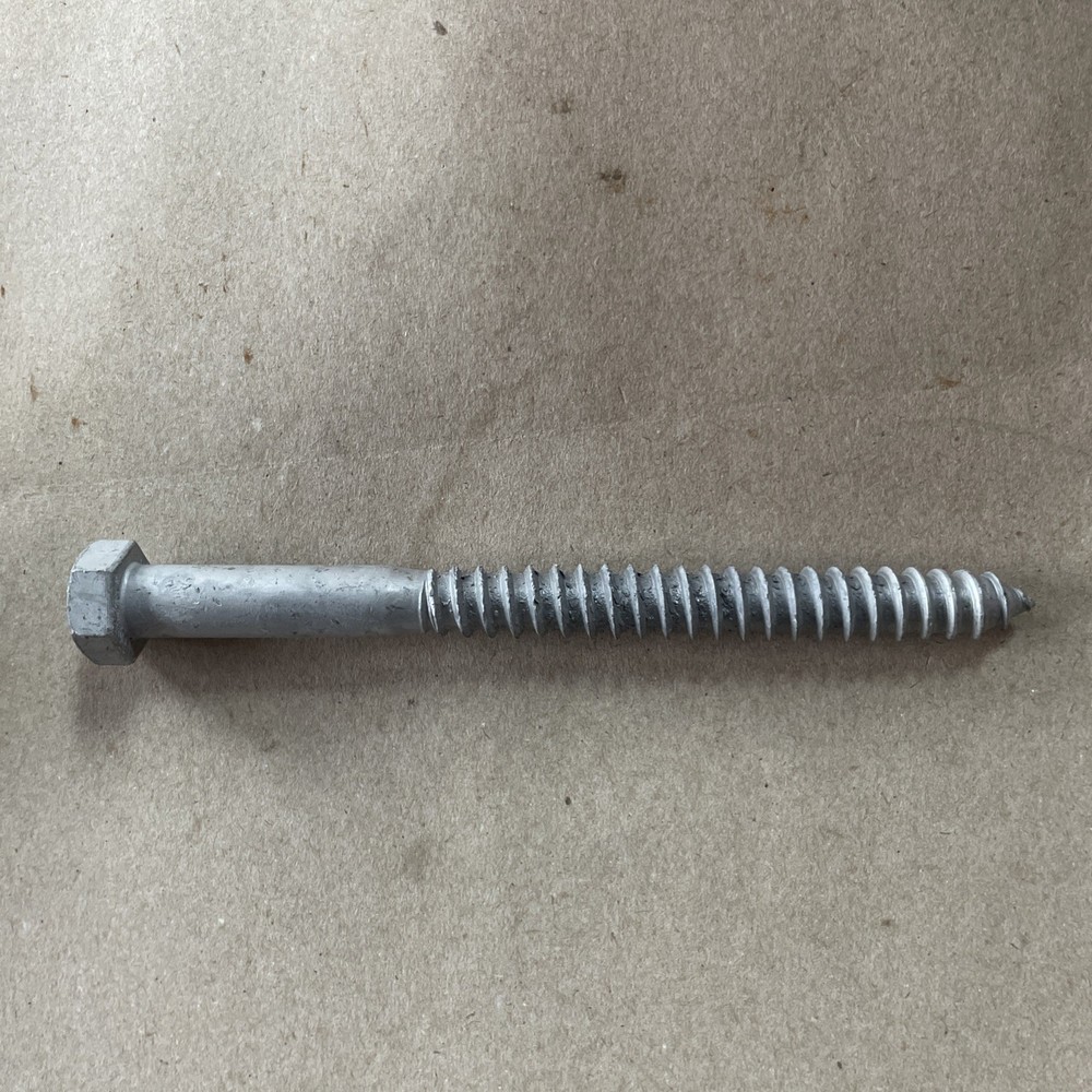 EVERBILT 1/2 x 6 Inch Galvanized Hex Lag Screw Bolts 25-Pack
