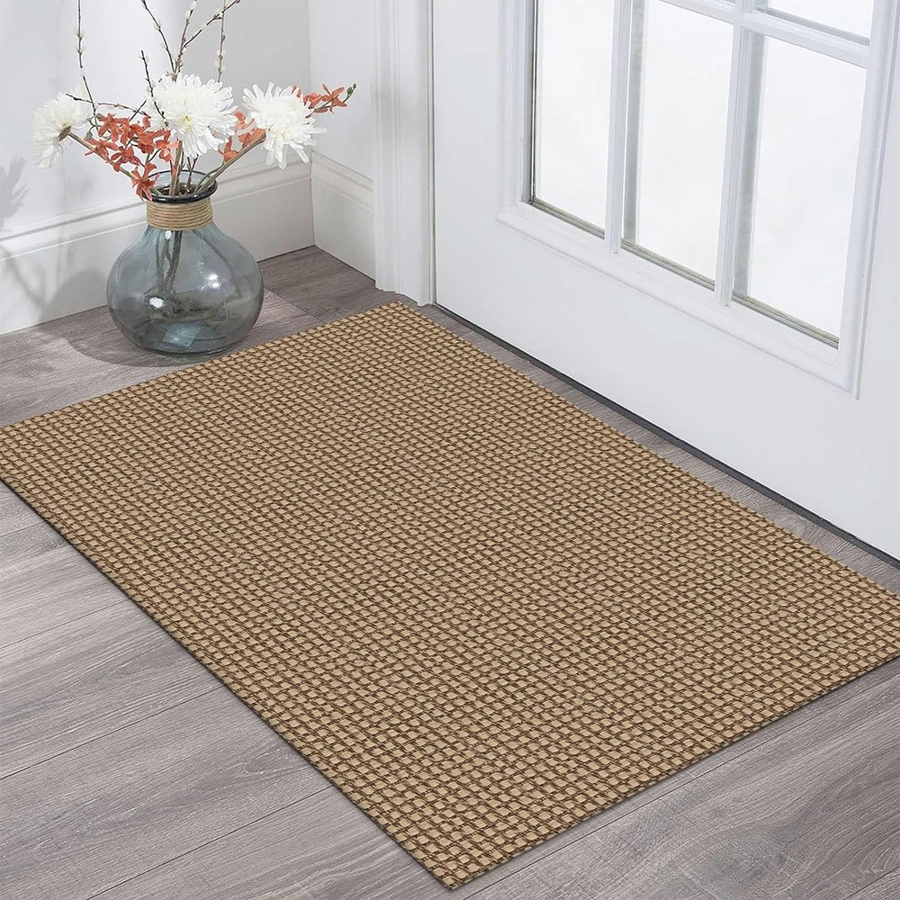 Indoor Door Mat 2x3 ft Small Area Rugs Washable Front Door Mat Non Slip Rubbe...