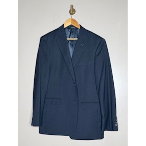 Lauren Ralph Lauren Slim Black Wool Blazer Suit Jacket Mens 42R