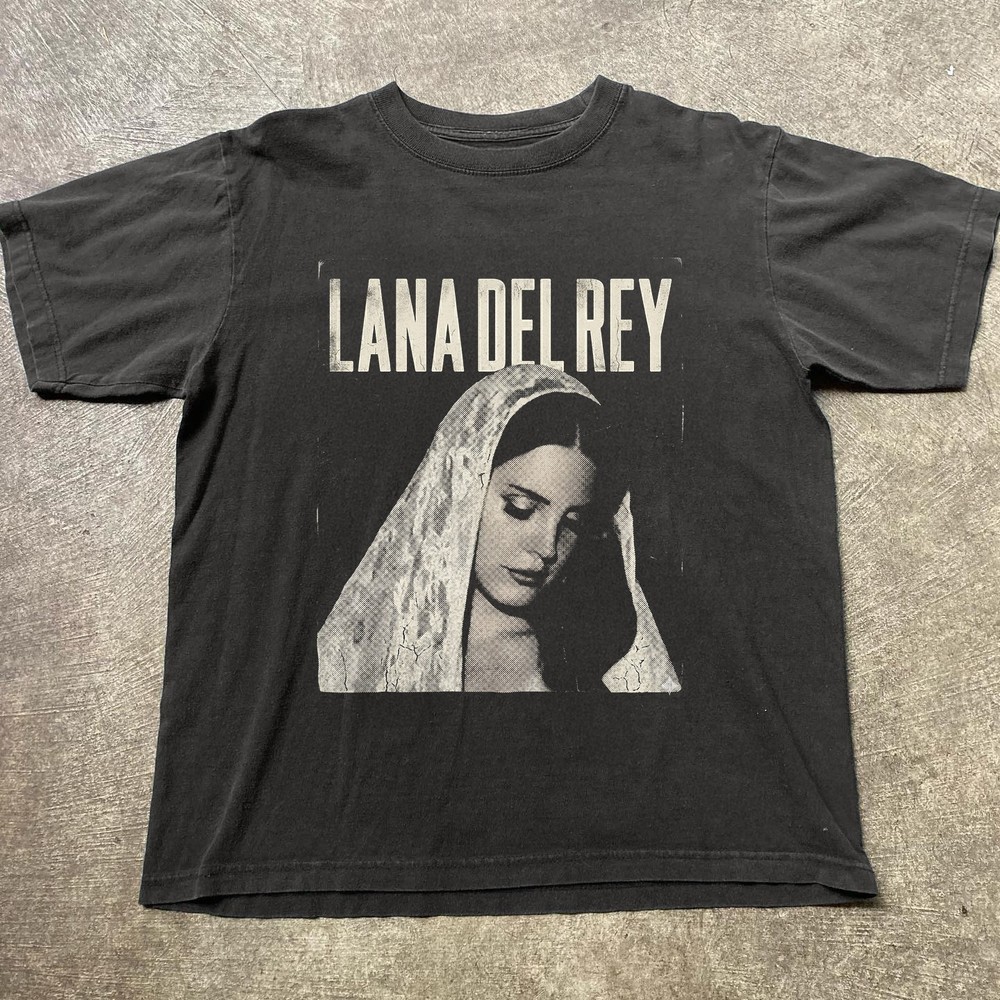 RARE! Lana Del Rey Retro Grunge Graphic Tee  Unisex Black T-shirt Size S-5XL