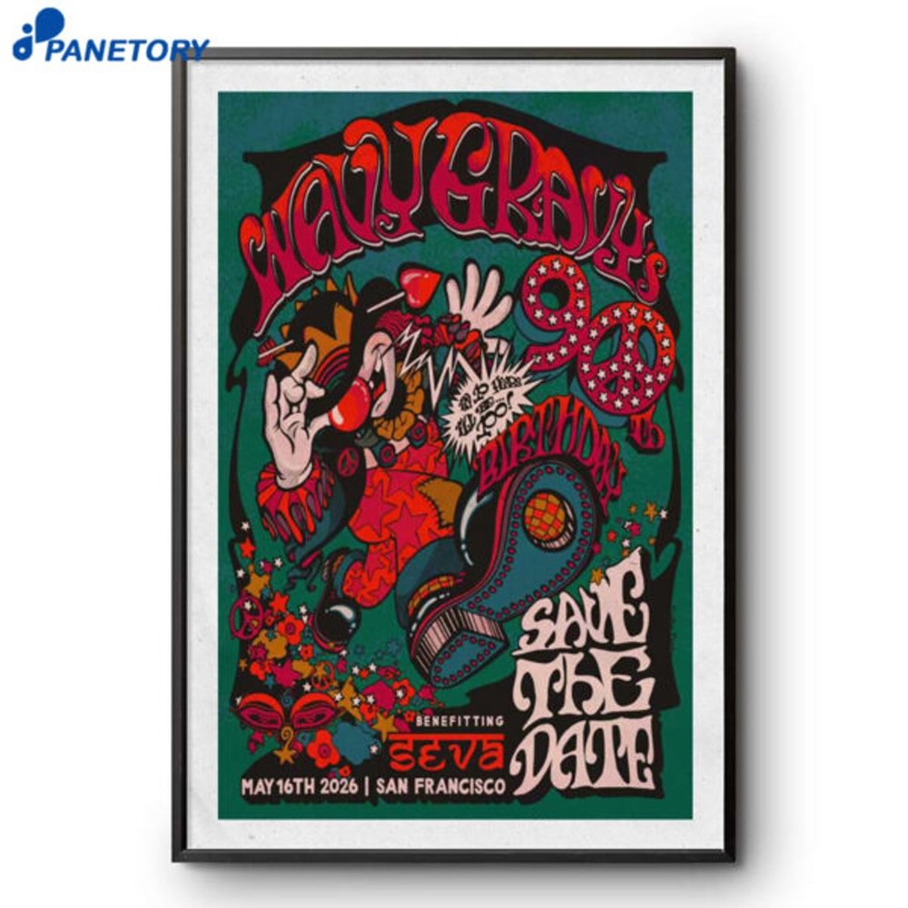 Wavy San Francisco 2026 Poster Reprint Vintage Event Wall Art
