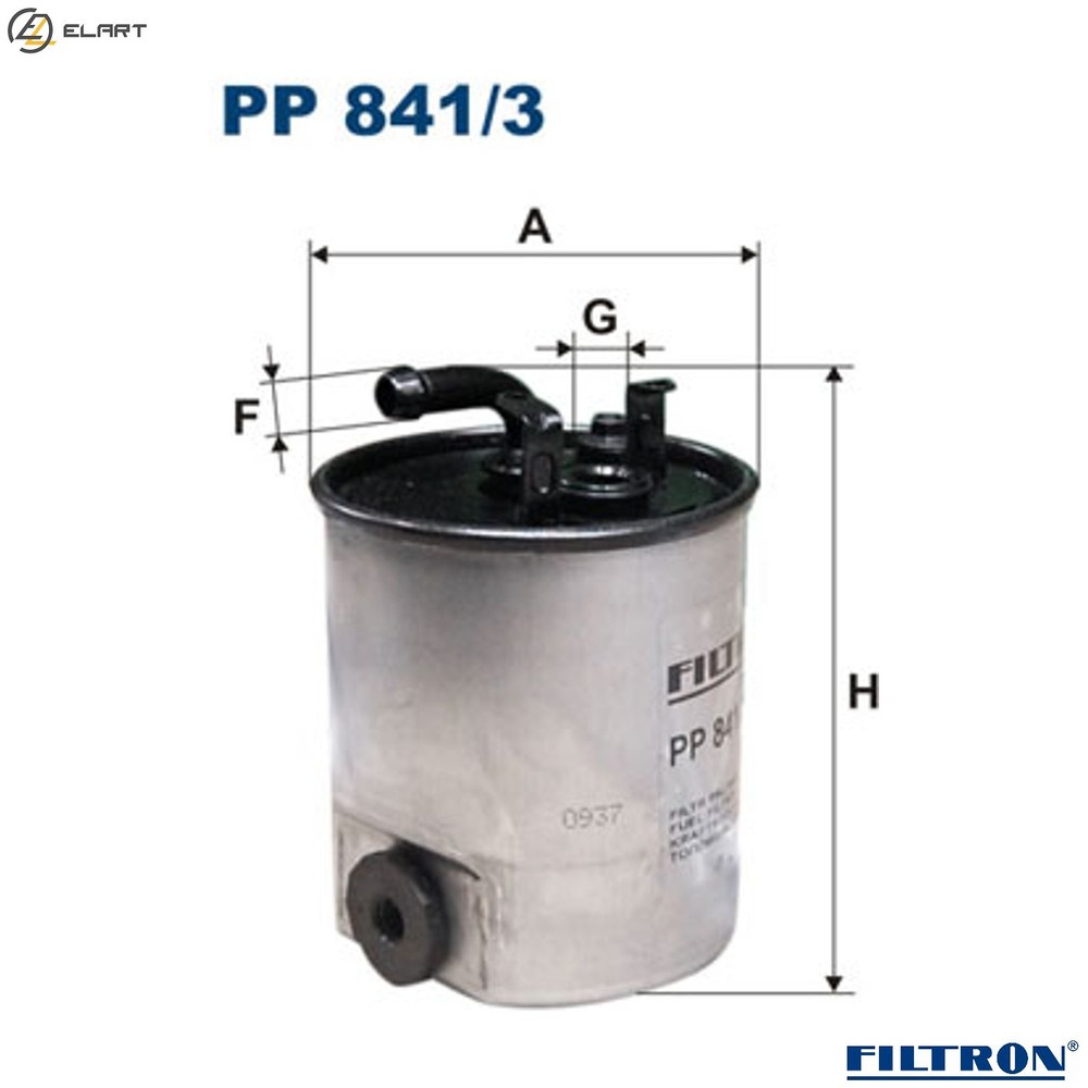 FUEL FILTER PP 841/3 FOR MERCEDES-BENZ V-CLASS VITO/Van/Bus VANEO SPRINTER/3-t
