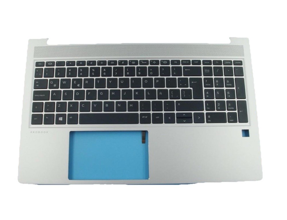 For HP ProBook 450 G8 455 G8 US Palmrest Keyboard Bezel Cover M21742-001 silvNEW