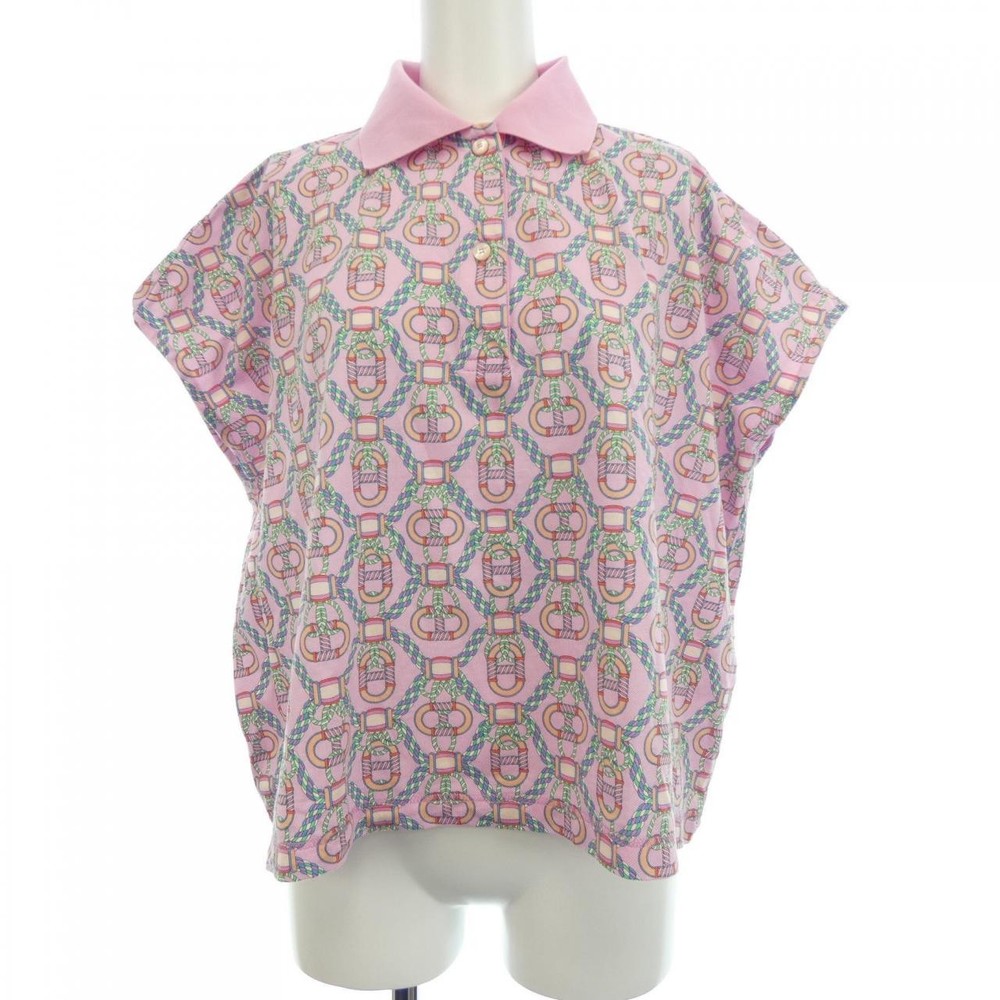 Authentic Hermes HERMES polo shirt #241-003-595-5028