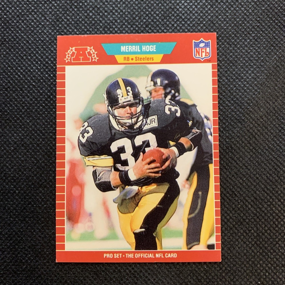 1989 Pro Set - Merril Hoge #348 (RC)