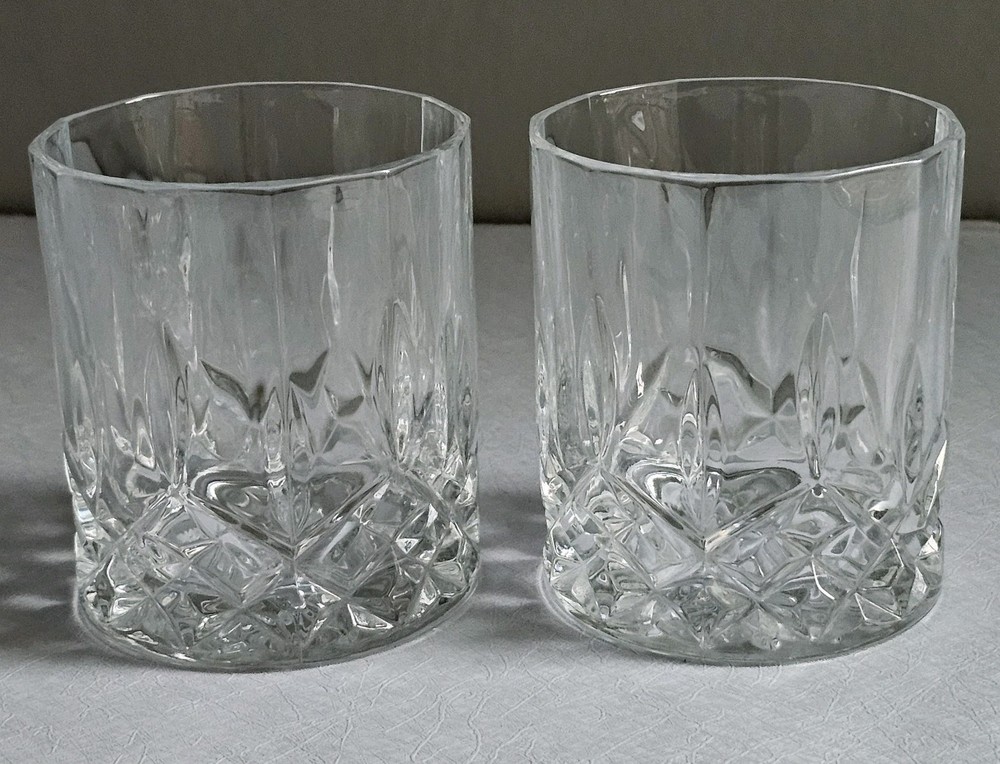 Godinger dublin shannon crystal Set Of 4 Double Old Fashioned Glasses