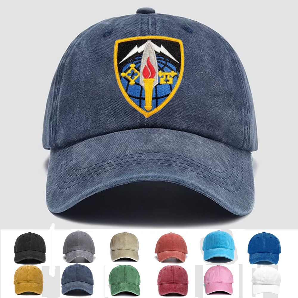 Custom Embroidered Hat 706th Military Intelligence Group, Veteran Cap, Gift Idea