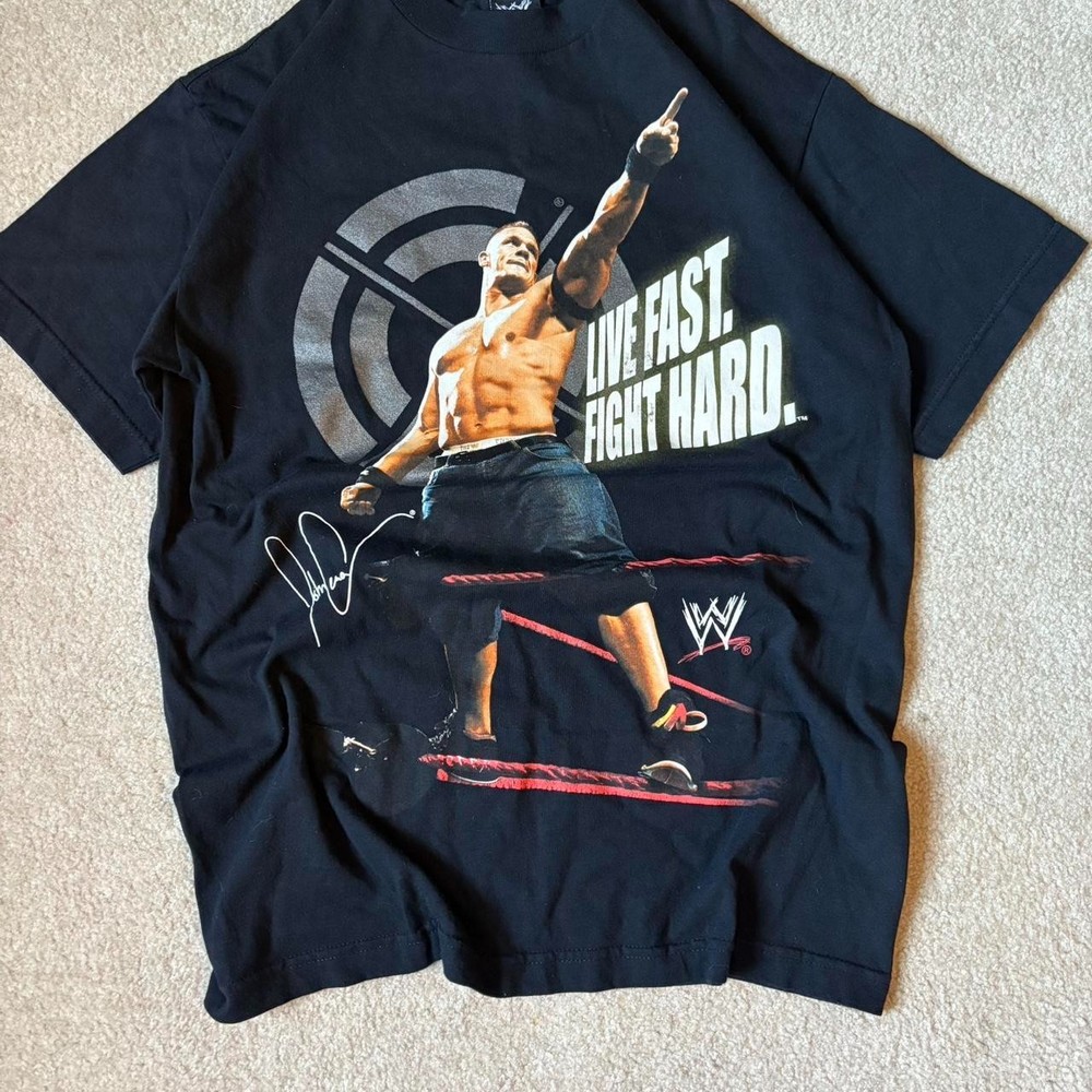 Vintage Y2K John Cena WWE T Shirt Wrestling Graphic Tee S-5XL