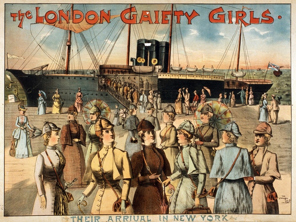 The London Gaiety Decorative Poster. Fine Graphic Art Wall Interior Design 2628