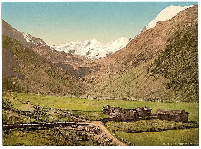 Photo:Sulden,glaciers,Tyrol,Austro-Hungary
