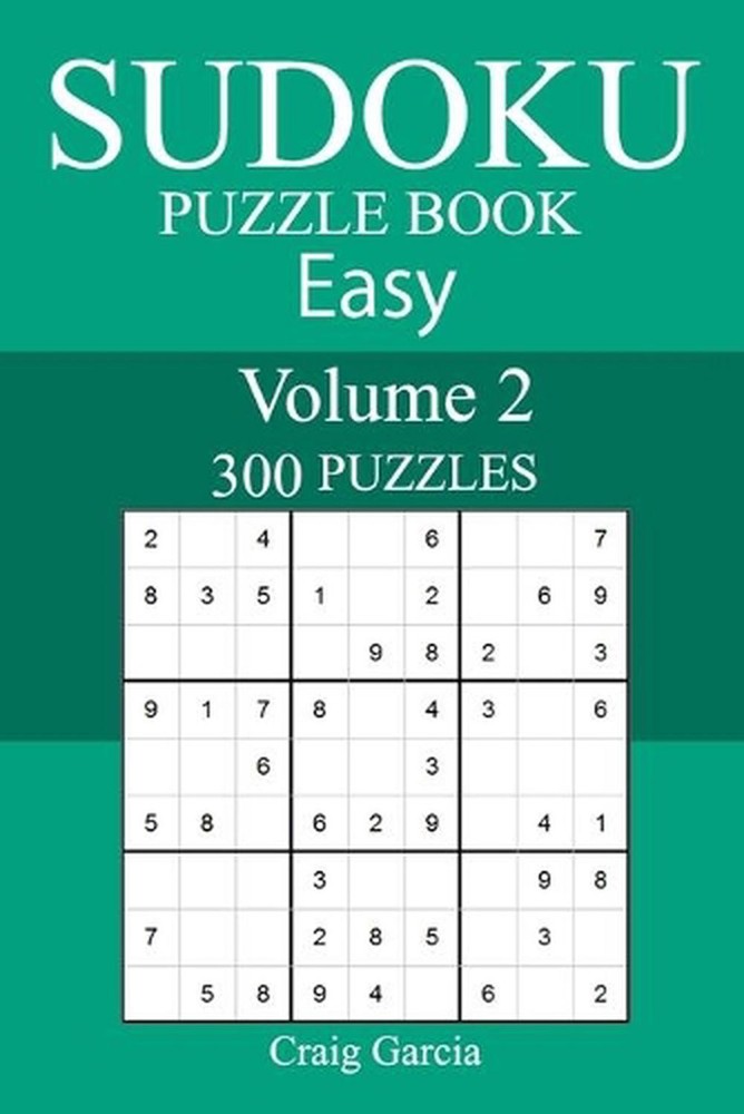 300 Easy Sudoku Puzzle Book by Craig Garcia (English) Paperback Book