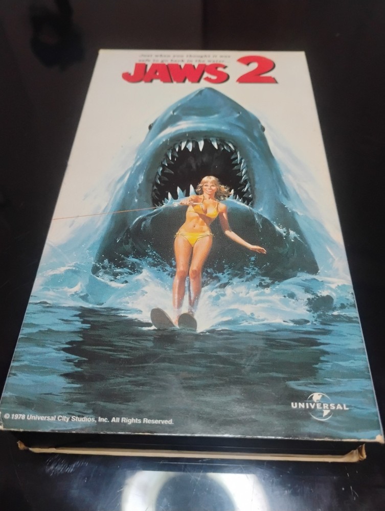 Jaws 2 VHS , 1978 Horror, Roy Scheider, Lorraine Gary