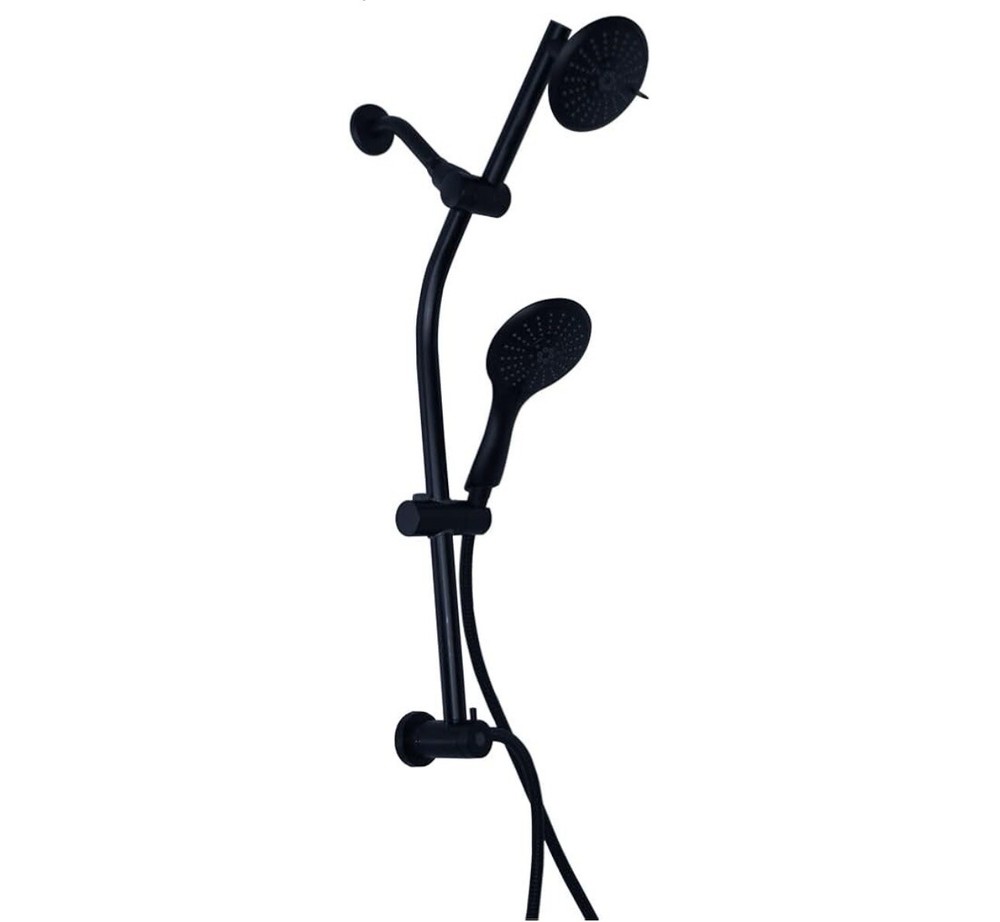 Westbrass Shower Head No Drill Conversion Slide Bar Adjustable Shower Sch800-62