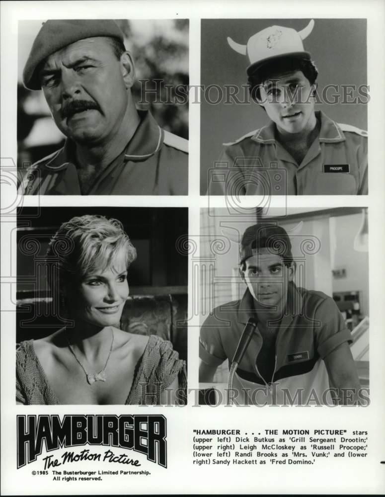 1985 Press Photo The lead stars of the movie 