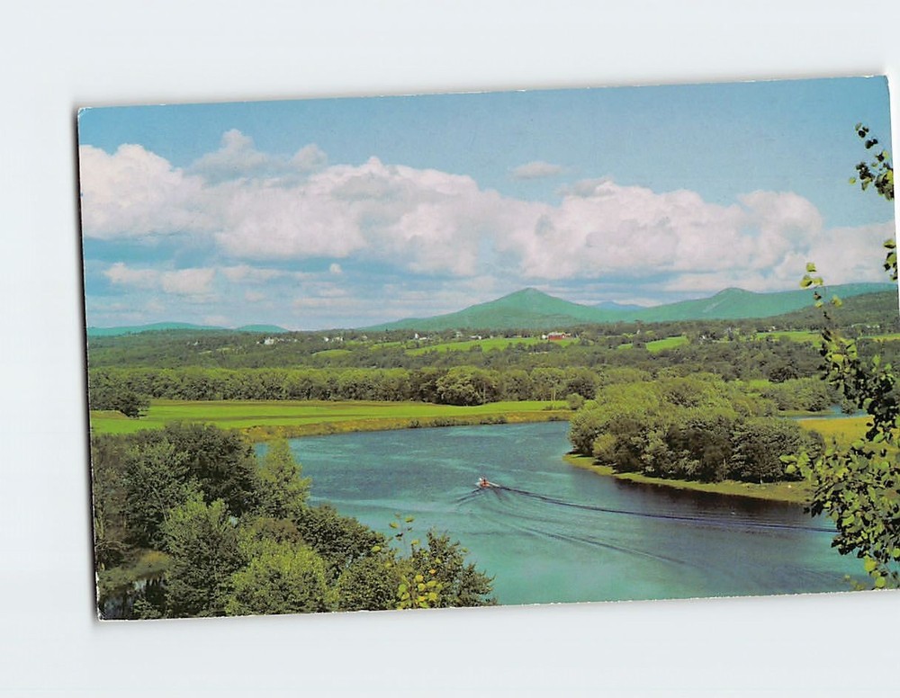 Postcard Picturesque Connecticut River Vermont USA