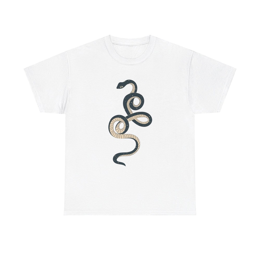 Serpent Symbol T-Shirt - snake reptile wisdom rebirth dark vintage occult gothic