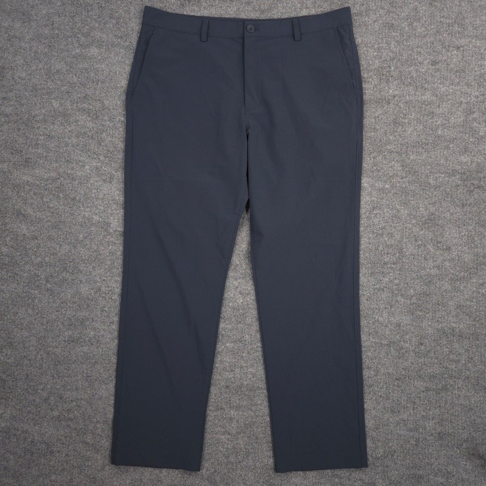 Vineyard Vines Breaker Pants Mens 36X30 Navy Blue Chino Performance Golf Casual