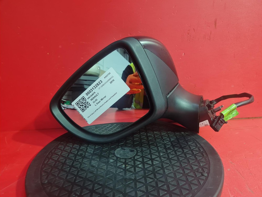 RENAULT CLIO DOOR MIRROR PASSENGER SIDE NEARSIDE WING 2016 5 DOOR LH