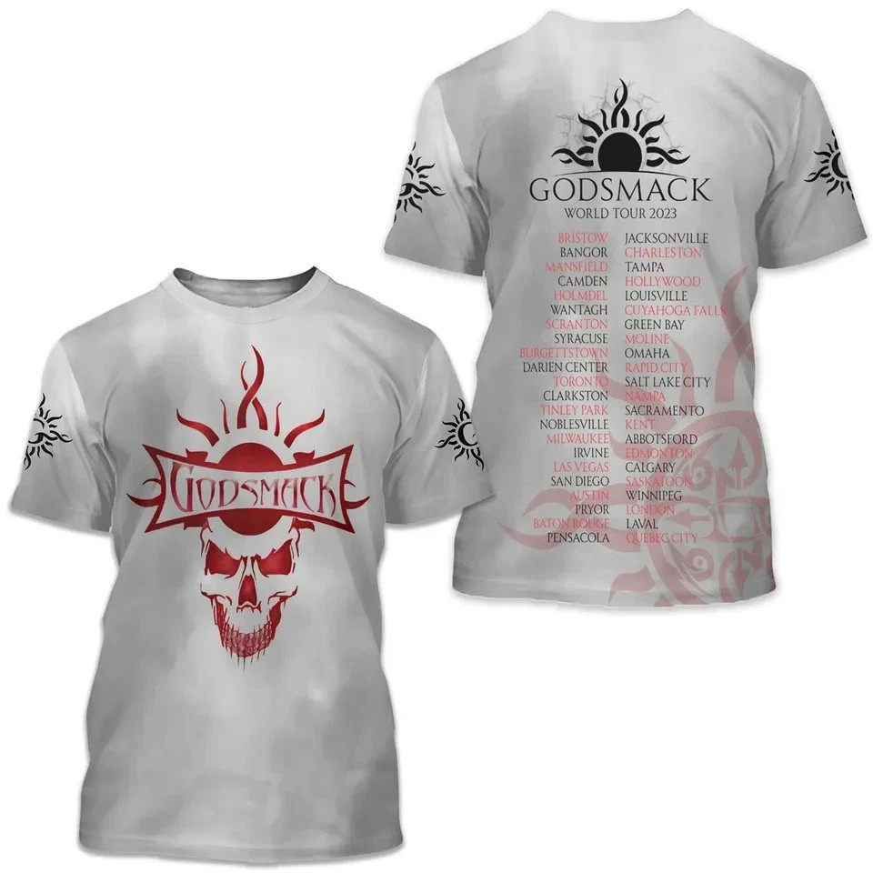 Godsmack Fans 3D T-shirt Classic 3D All size Polyester QA1941