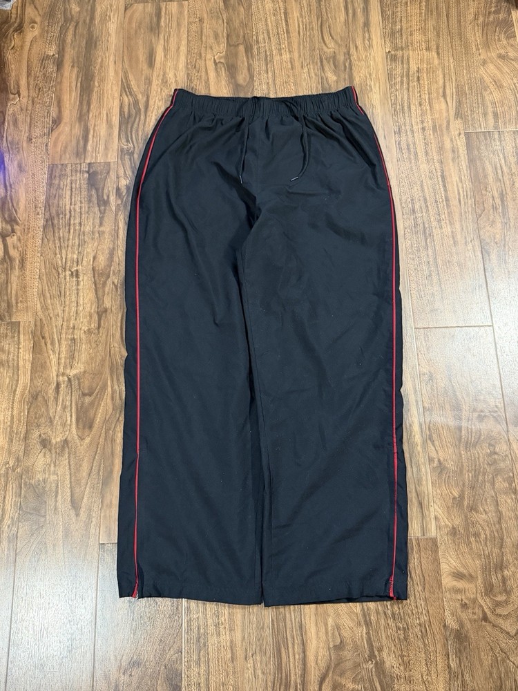 Vintage Baggy Striped Windbreaker Track Pants Tek Gear Size Large