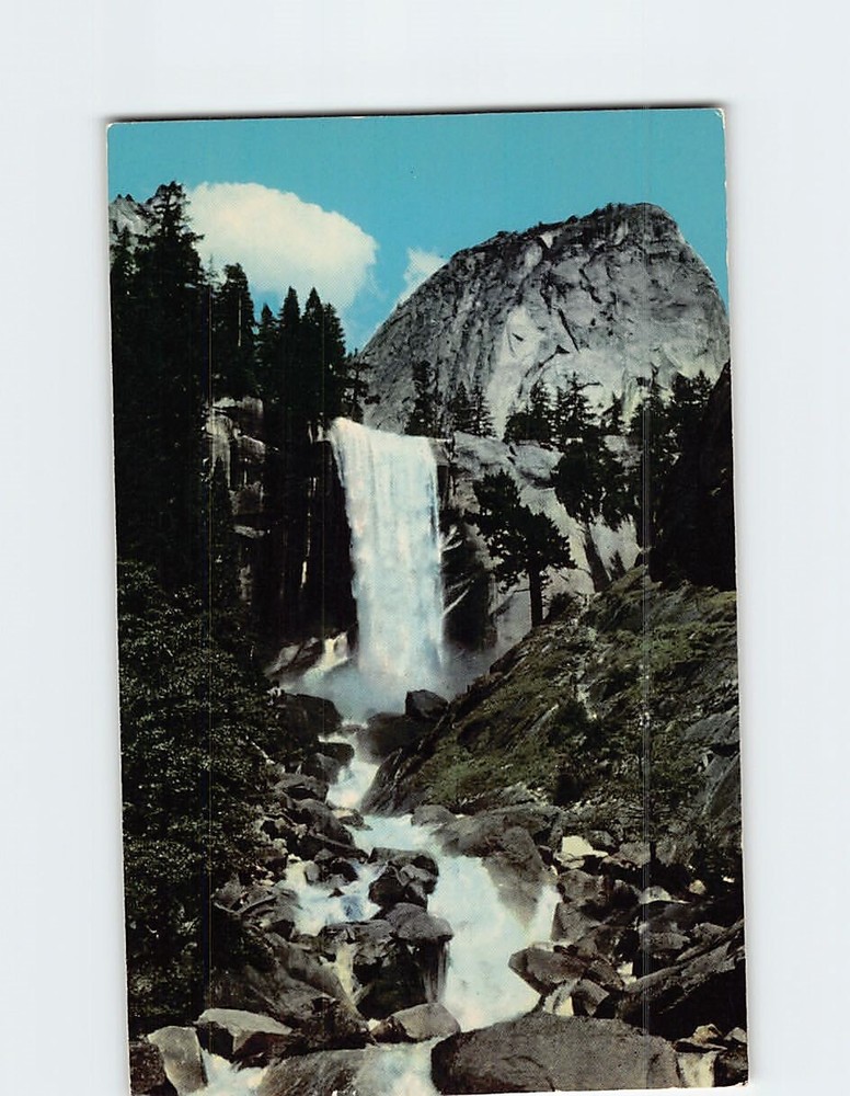 Postcard Vernal Fall Yosemite National Park California USA